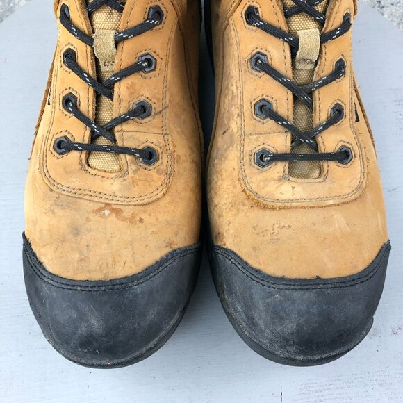 Gravity Defyer Men's Size 11.5 Madik Brown Genuine Leather Lace-Up Work Boots - Picture 5 of 16